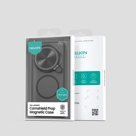 Θωρακισμένη θήκη Nillkin για Xiaomi 15 Ultra, CamShield Prop, για Magsafe, μαύρη