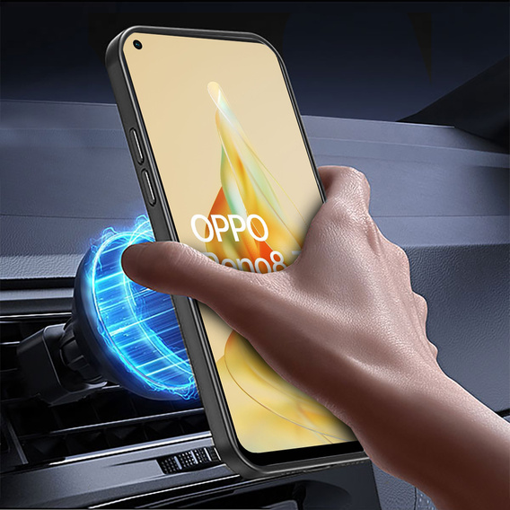 Θήκη για OPPO Reno8 T 4G, ERBORD Business, με πλάκα στήριξης αυτοκινήτου, μπλε