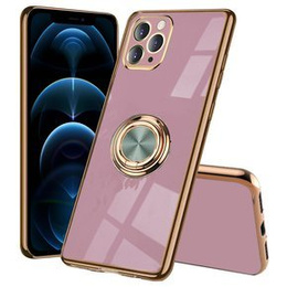 Θήκη για iPhone 12 Pro Max, Electro Ring, μωβ