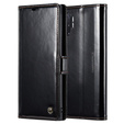 θήκη CASEME για Samsung Galaxy Note 10 Plus, Waxy Textured, μαύρη