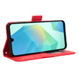 Θήκη με πτερύγιο για Samsung Galaxy A16, Card Slot, κόκκινη