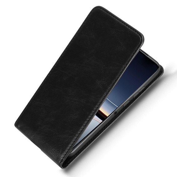 Θήκη με πτερύγιο για Xiaomi Poco F7, Flip, μαύρη