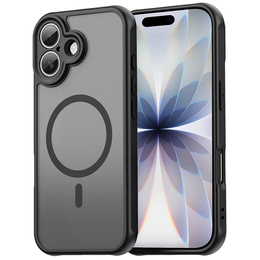 Θήκη για iPhone 17, για MagSafe, με προστασία κάμερας, χρωματιστή με μαύρο περίγραμμα
