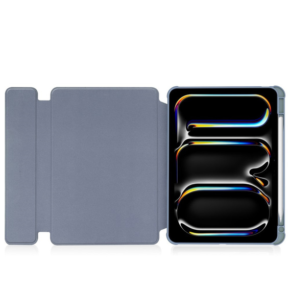 Θήκη πληκτρολογίου για iPad Pro 11" 2024 (5 gen.), Rotary 360° Leather, μωβ