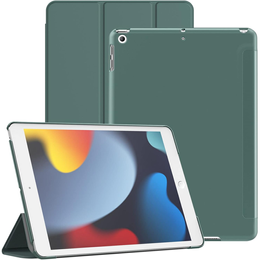 Θήκη για iPad 7/8/9 10.2 2019/2020/2021, Smartcase, σκούρα πράσινη