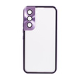 Θήκη για Samsung Galaxy S21, Magnetic Dual Glass, μωβ