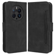 Θήκη με πτερύγιο για Huawei Mate 50 Pro 4G, Card Slot, μαύρη