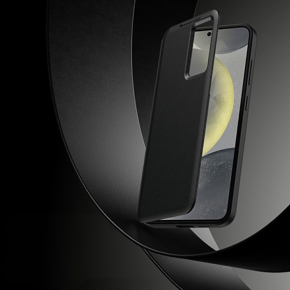 Αναδιπλούμενη θήκη για Samsung Galaxy S25 Edge, Smart View Wallet, μαύρη