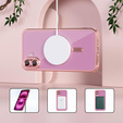 Θήκη για iPhone 16 Plus, Electro MagSafe, ροζ + Γυαλί για την οθόνη