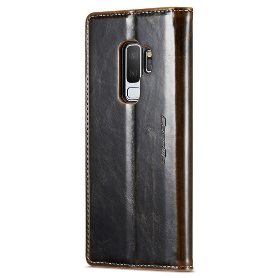 θήκη CASEME για Samsung Galaxy S9+ Plus, Waxy Textured, καφές