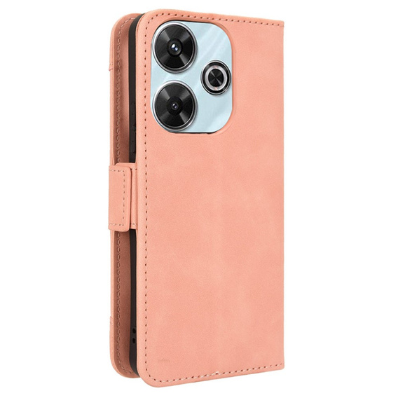 Θήκη με πτερύγιο για Xiaomi Redmi 13, Card Slot, ροζ