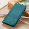 Θήκη για Iphone 16E, Wallet Litchi Leather, μπλε