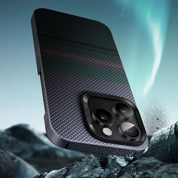 Θήκη BENKS Kevlar Magnetic Armor Air Aurora 600D S062 για MagSafe για iPhone 15 Pro Max