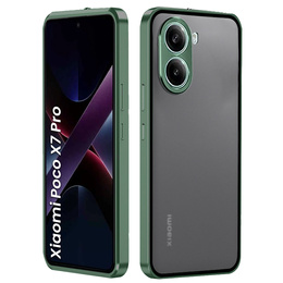 Θήκη για Xiaomi Poco X7 Pro 5G, Frame Case, πράσινη