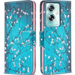 Θήκη με πτερύγιο για Oppo A79 5G, Wallet, Sakura, μπλε