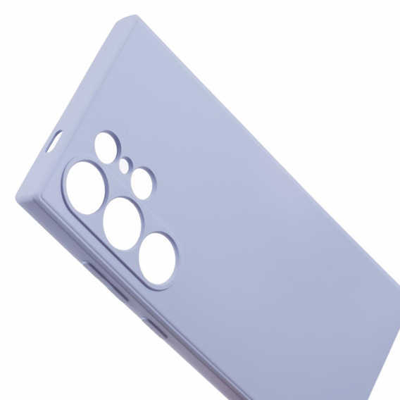 Θήκη για Samsung Galaxy S24 Ultra, Silicone Lite, μωβ