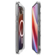 Θήκη MagSafe Spigen για Google Pixel 9A, Ultra Hybrid, διαφανής / λευκή + Μετριασμένο γυαλί 9H