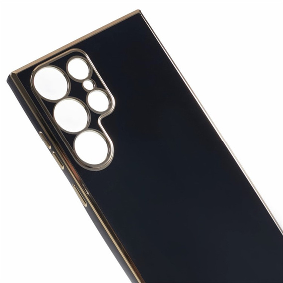 Θήκη για Samsung Galaxy S24 Ultra, Glamour CamShield, μαύρη