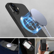 Θήκη για iPhone 16 Plus, ColorMag, για MagSafe, μαύρη