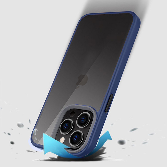 Θήκη για iPhone 13 Pro Max, ERBORD Hybrid Case, μπλε