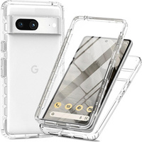 Θήκη για Google Pixel 8, Shockproof, με μεμβράνη, διαφανής