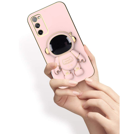 Θήκη για Samsung Galaxy S20 FE, Astronaut, ροζ rose gold