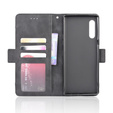 Θήκη με πτερύγιο για LG Velvet, Card Slot, μαύρη
