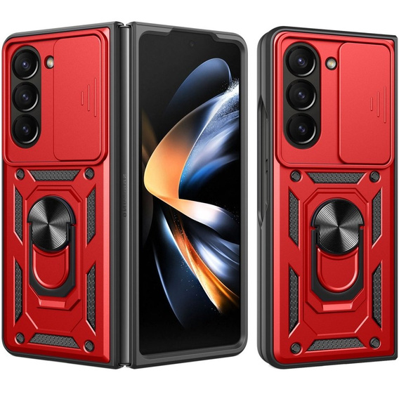Θήκη για Samsung Galaxy Z Fold5 5G, CamShield Slide, κόκκινο