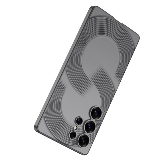 Θήκη για Samsung Galaxy S25 Ultra, GKK Leather, μαύρη