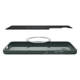 θήκη Spigen για Samsung Galaxy S25, Thin Fit Mag, πράσινο + γυαλί 9H tempered