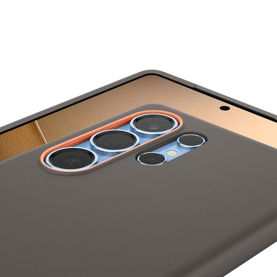 Θήκη Spigen για Samsung Galaxy S25 Ultra, Nano Pop MagSafe, γκρι + γυαλί με σκλήρυνση 9H