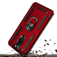 θωρακισμένη θήκη για Xiaomi Redmi 8 / 8A, Nox Case Ring, κόκκινη