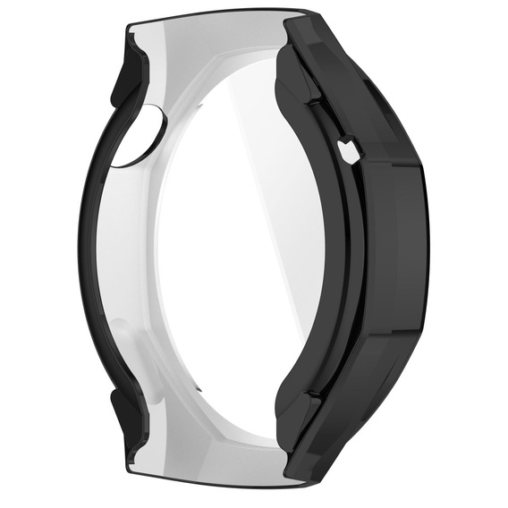 Θήκη 2σε1 με προστατευτικό οθόνης για Huawei Watch GT 5 Pro 46mm, μαύρη