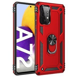 θωρακισμένη θήκη για Samsung Galaxy A72 5G, Nox Case Ring, μπλε