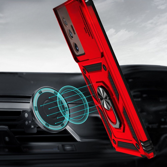 Θήκη για Samsung Galaxy Note 20 Ultra, CamShield Slide, κόκκινο