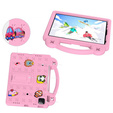 Παιδική θήκη για iPad 10.9 2022 10 Gen, Cute Patterns, με βάση, ροζ