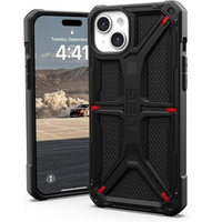 θήκη Urban Armor Gear για iPhone 15 Plus, Monarch, Kevlar μαύρη