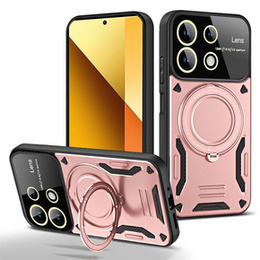 Θωρακισμένη θήκη για Xiaomi Redmi Note 13 Pro 4G / Xiaomi Redmi Note 14S / Xiaomi Poco M6 Pro 4G, CamShield MagSafe, ροζ