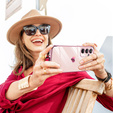 Θήκη για Samsung Galaxy A54 5G, Electro heart, ροζ rose gold + 2x γυαλί 9H