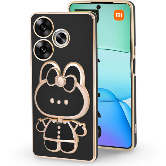 Θήκη για Xiaomi Redmi 13, Bunny, μαύρη
