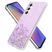 Θήκη για Samsung Galaxy A54 5G, Glittery, μωβ