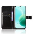 Θήκη με πτερύγιο για Honor 400 Lite, Crazy Horse Wallet, μαύρη
