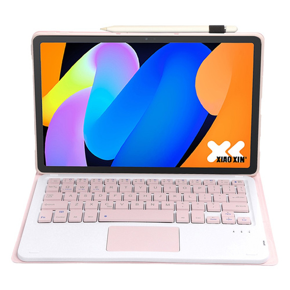 Θήκη πληκτρολογίου Bluetooth για Lenovo Idea Tab 11" 2025 TB336FU TB336ZU, ροζ