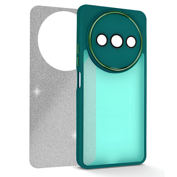 Θήκη για Xiaomi Redmi A3, Glittery Powder, πράσινη