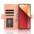 Θήκη με πτερύγιο για Xiaomi Redmi Note 13 Pro 4G / Xiaomi Redmi Note 14S / Xiaomi Poco M6 Pro 4G, Card Slot, ροζ