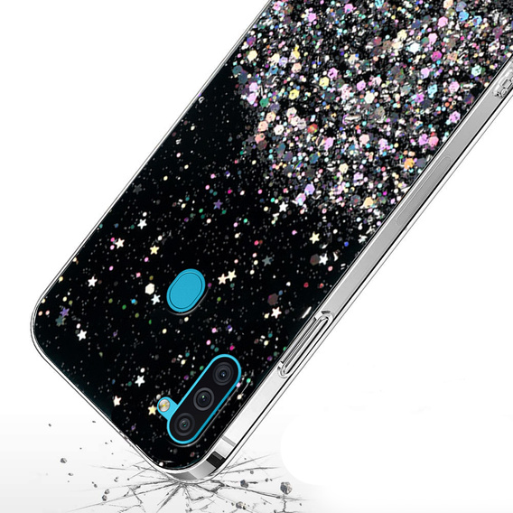 Θήκη για Samsung Galaxy A11 / M11, Glittery, μαύρη