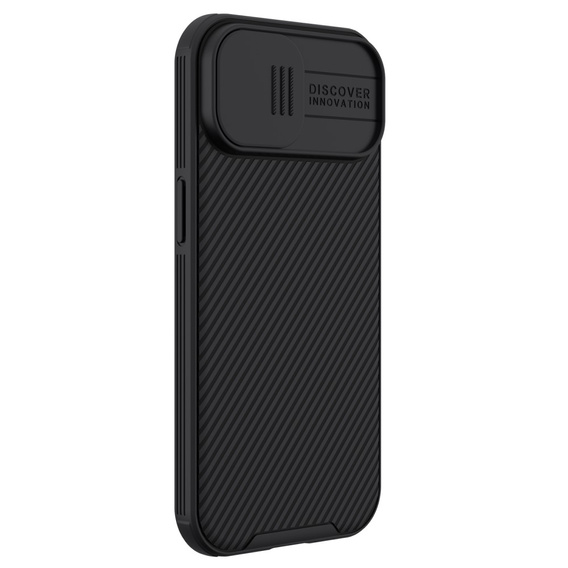 Θωρακισμένη θήκη Nillkin για iPhone 15 Plus, CamShield Pro, μαύρη