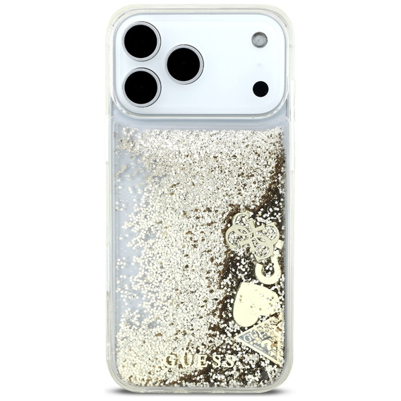 Θήκη GUESS Liq. Glitter 4 Charms για iPhone 17 Pro