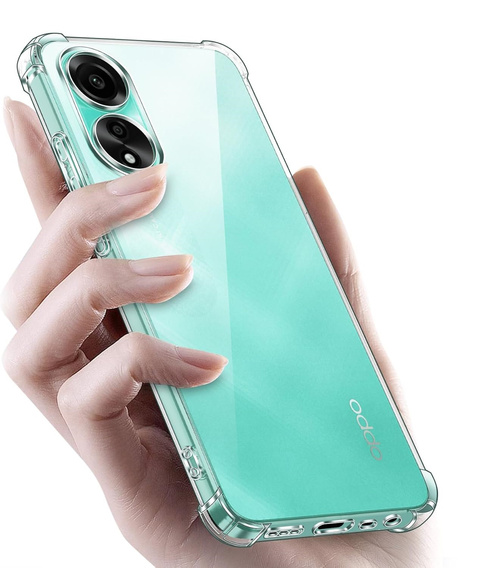 Θήκη για Oppo A78 4G, Dropproof, διαφανής