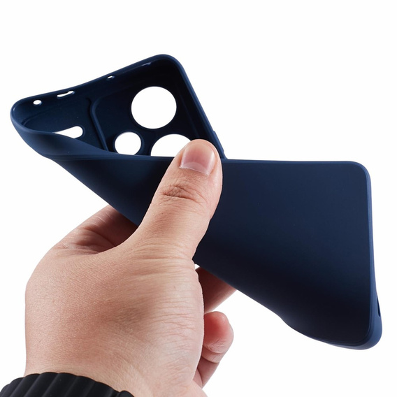 Θήκη για Xiaomi Redmi Note 13 Pro+, Silicone Lite, σκούρο μπλε